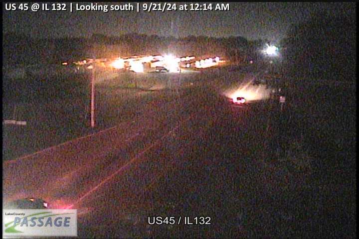 Traffic Cam US 45 at IL 132